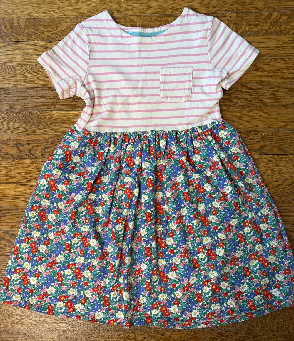 Mini Boden Girls' Floral Mixie Dress Size 8-9